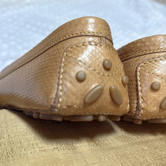 Salvatore Ferragamo Leather Tan Drivers size 9 1/2 M - Picture 11 of 15